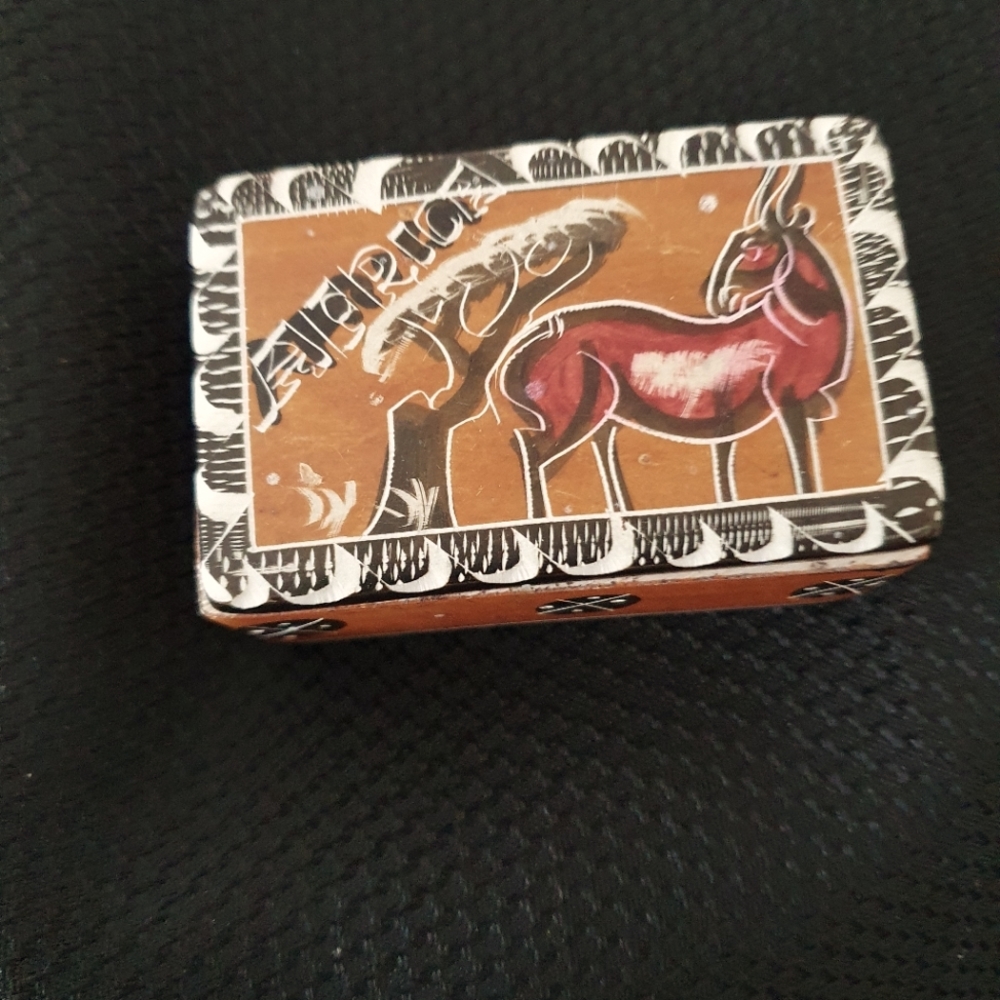 African trinket box